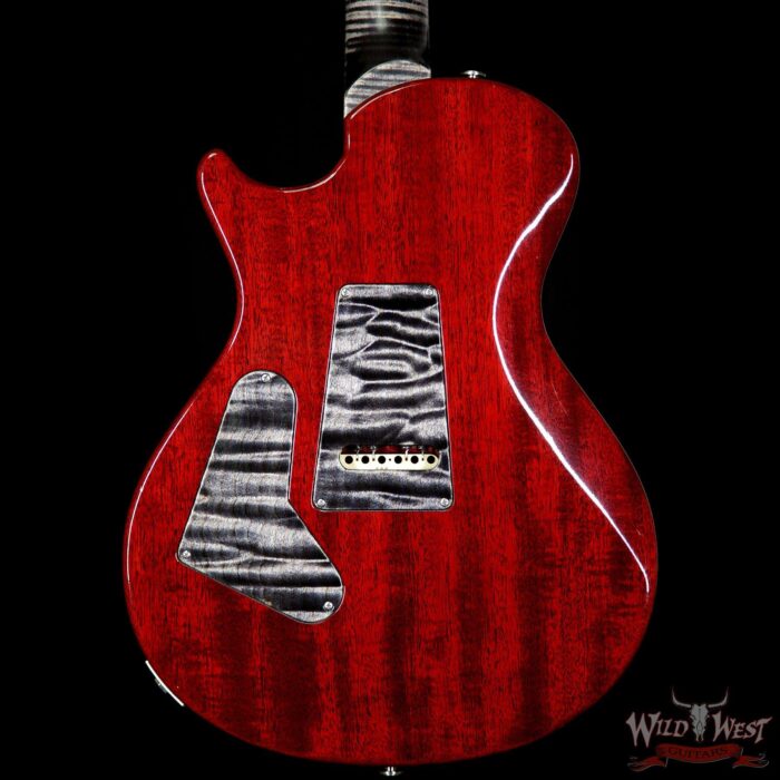 PRS Private Stock #5999 Singlecut 24 Frets Flame Maple Top Neck & Board Charcoal Cherry Burst - Image 6