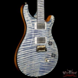 PRS Private Stock PS6151 Flame Custom 24 Stained Flame Maple Neck and Fretboard Triple Faded Indigo - Image 4