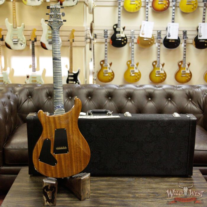 PRS Private Stock PS6151 Flame Custom 24 Stained Flame Maple Neck and Fretboard Triple Faded Indigo - Image 14