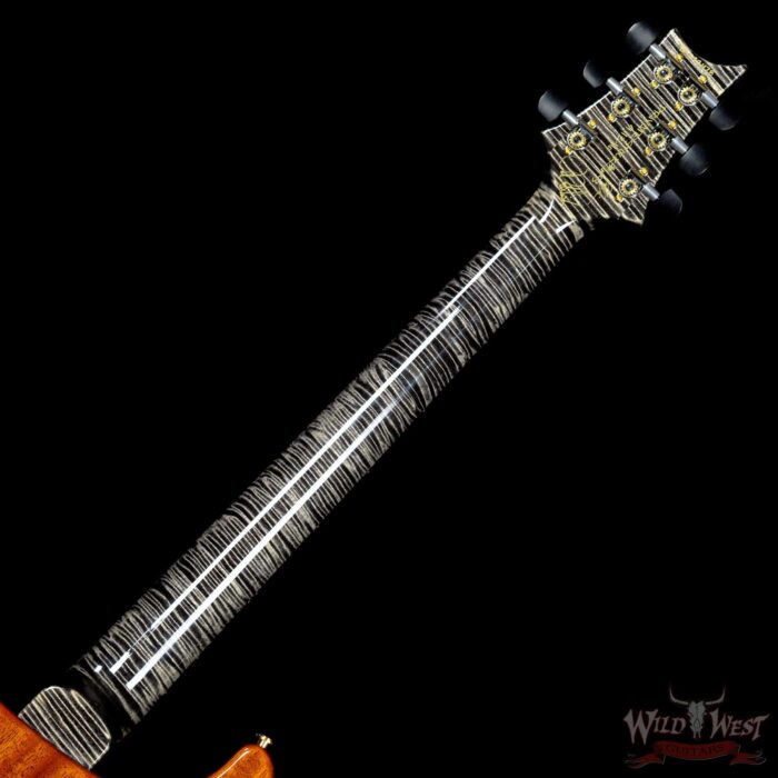 PRS Private Stock 6153 Custom 24 Flame Maple Top Neck & Fretboard Charcoal - Image 13
