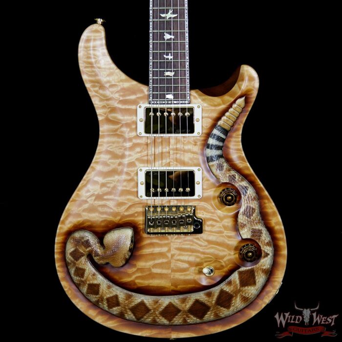 PRS Private Stock Wild West Exclusive Custom 24 Snake LTD #5 of 6 Hand Carved Quilt Maple Top - Image 3