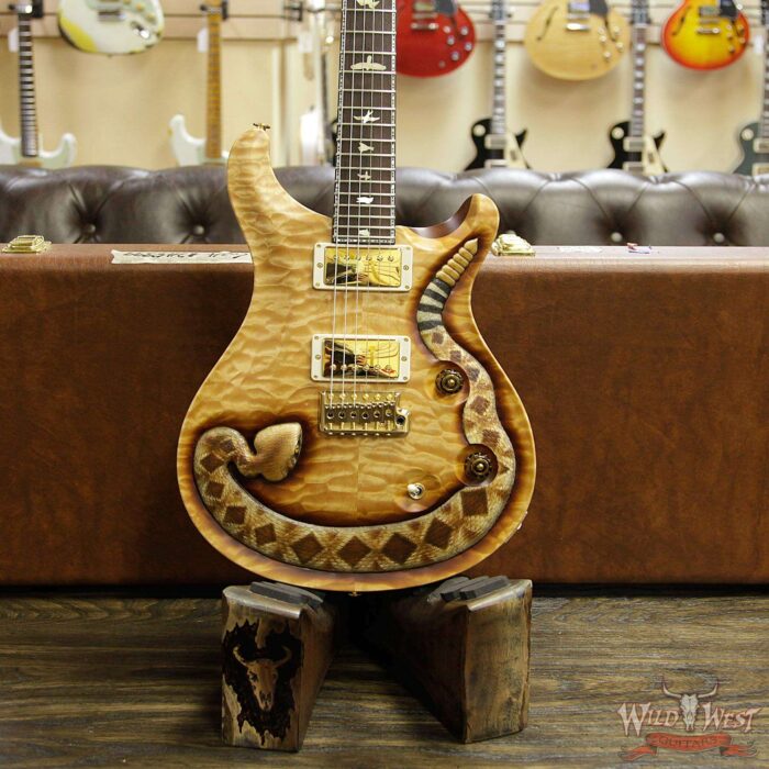PRS Private Stock Wild West Exclusive Custom 24 Snake LTD #5 of 6 Hand Carved Quilt Maple Top - Image 10