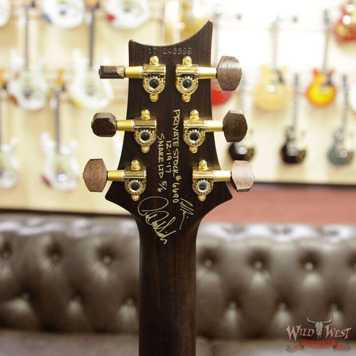 PRS Private Stock Wild West Exclusive Custom 24 Snake LTD #5 of 6 Hand Carved Quilt Maple Top - Image 13