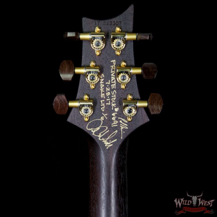 PRS Private Stock PS6691 Wild West Snake Custom 24 LTD #1 of 6 Quilt Top Rosewood Board and Neck - Image 10