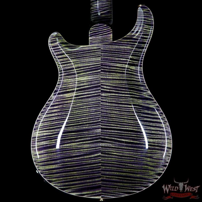 PRS Private Stock PS6701 Hollowbody II Piezo HBII Flame Maple Top Back Neck & Fretboard Joker Purple - Image 7