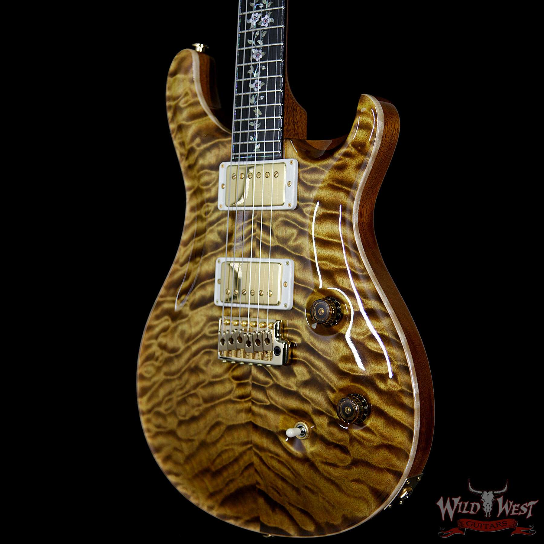 prs-ps6705-custom24-treeoflife-qt-dirtyblonde-244231-br__wwg.jpg PRS Private Stock PS6705 Custom 24 Quilt Maple Top Original “Tree of Life” Inlay Dirty Blonde - Image 2