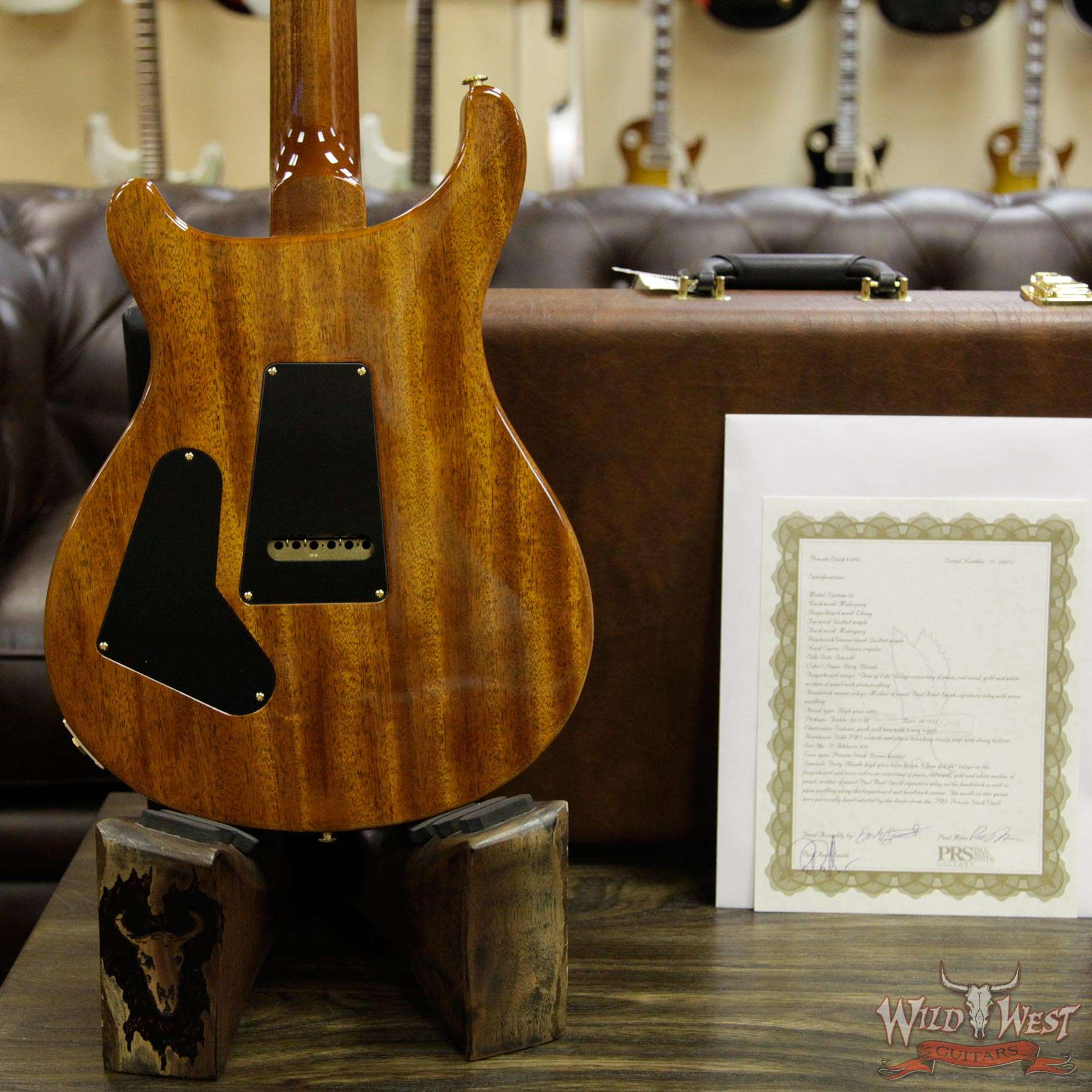 prs-ps6705-custom24-treeoflife-qt-dirtyblonde-244231-d4__wwg.jpg PRS Private Stock PS6705 Custom 24 Quilt Maple Top Original “Tree of Life” Inlay Dirty Blonde - Image 15