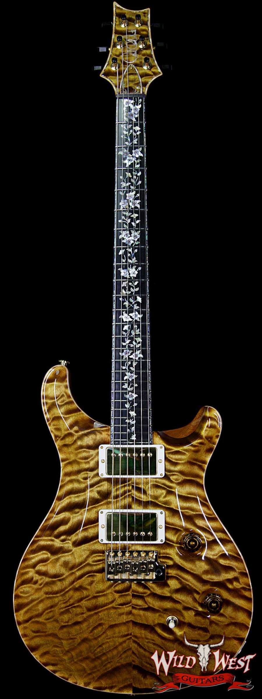 prs-ps6705-custom24-treeoflife-qt-dirtyblonde-244231-main__wwg_large.jpg PRS Private Stock PS6705 Custom 24 Quilt Maple Top Original “Tree of Life” Inlay Dirty Blonde - Image 1