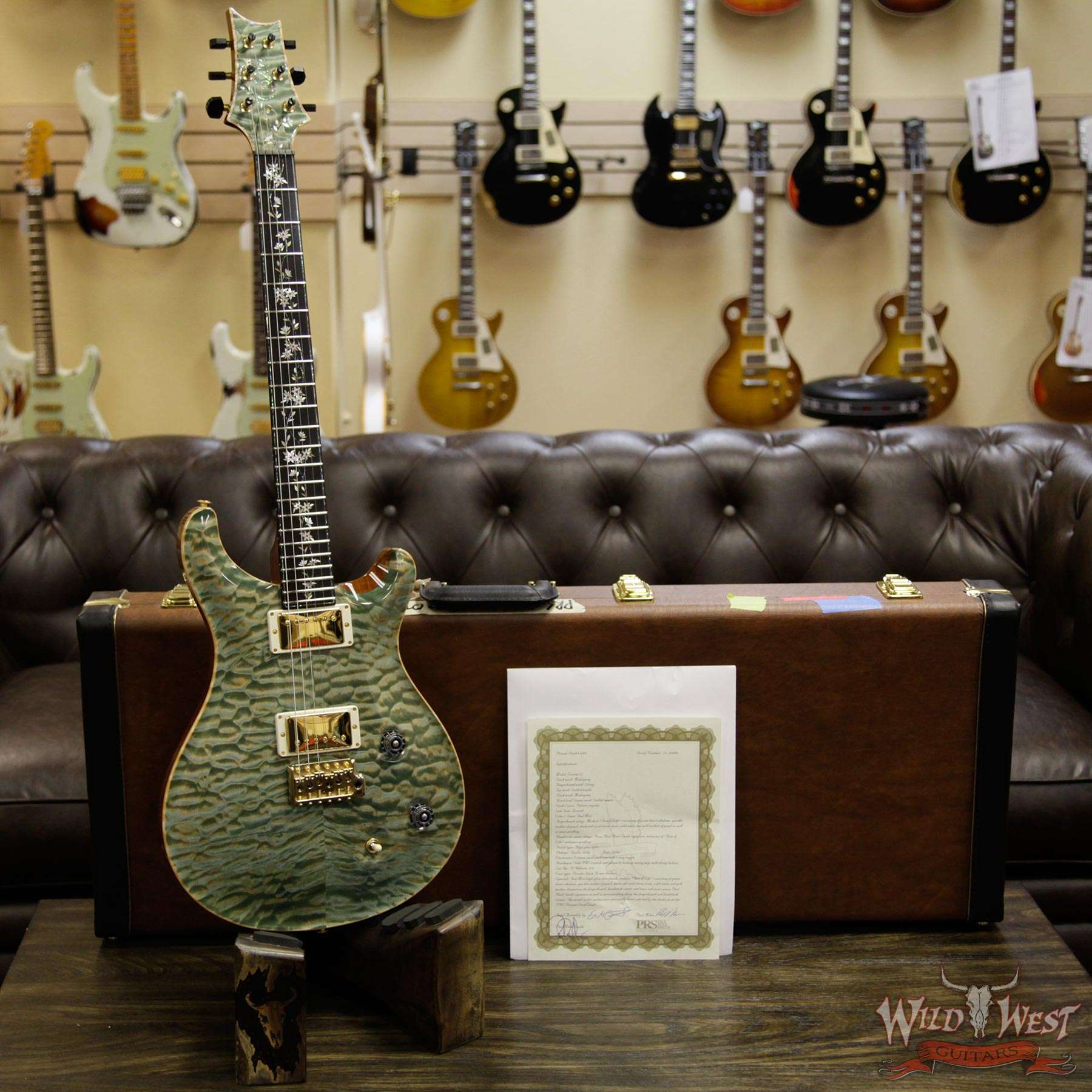 prs-ps6708-cu22-tol-tealmist-244893-d1__wwg.jpg Paul Reed Smith PRS Private Stock PS6708 Quilt Top Custom 22 Modern “Tree of Life” Inlay Teal Mist - Image 13