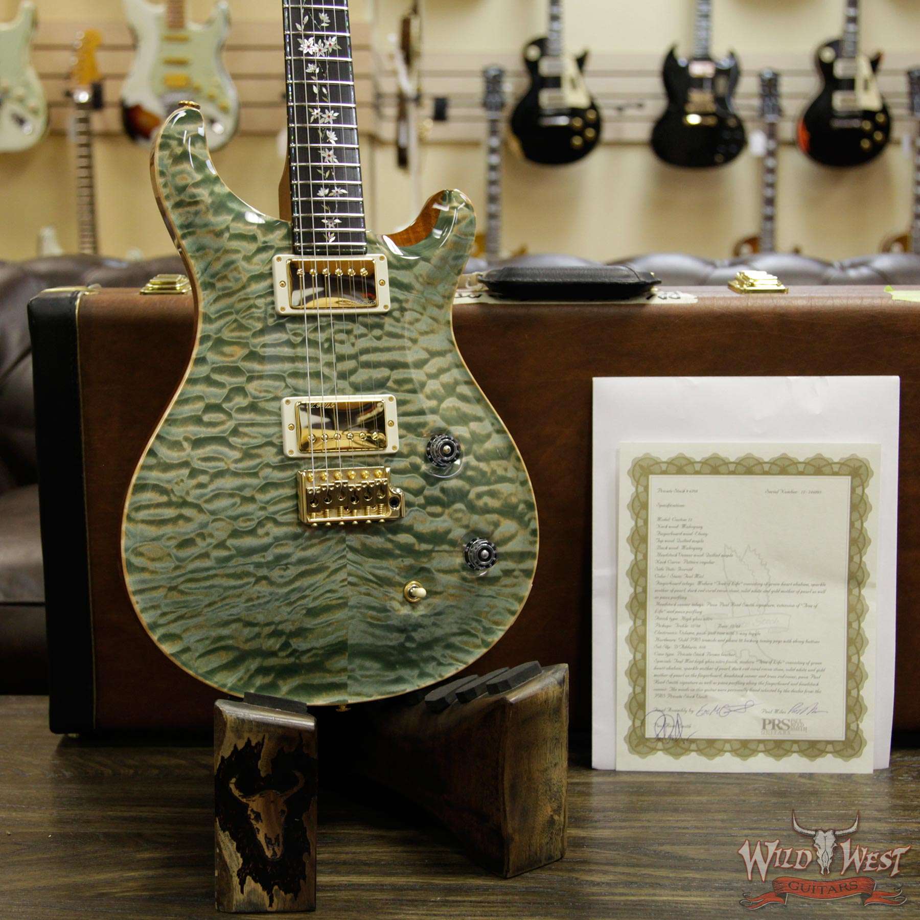 prs-ps6708-cu22-tol-tealmist-244893-d2__wwg.jpg Paul Reed Smith PRS Private Stock PS6708 Quilt Top Custom 22 Modern “Tree of Life” Inlay Teal Mist - Image 15