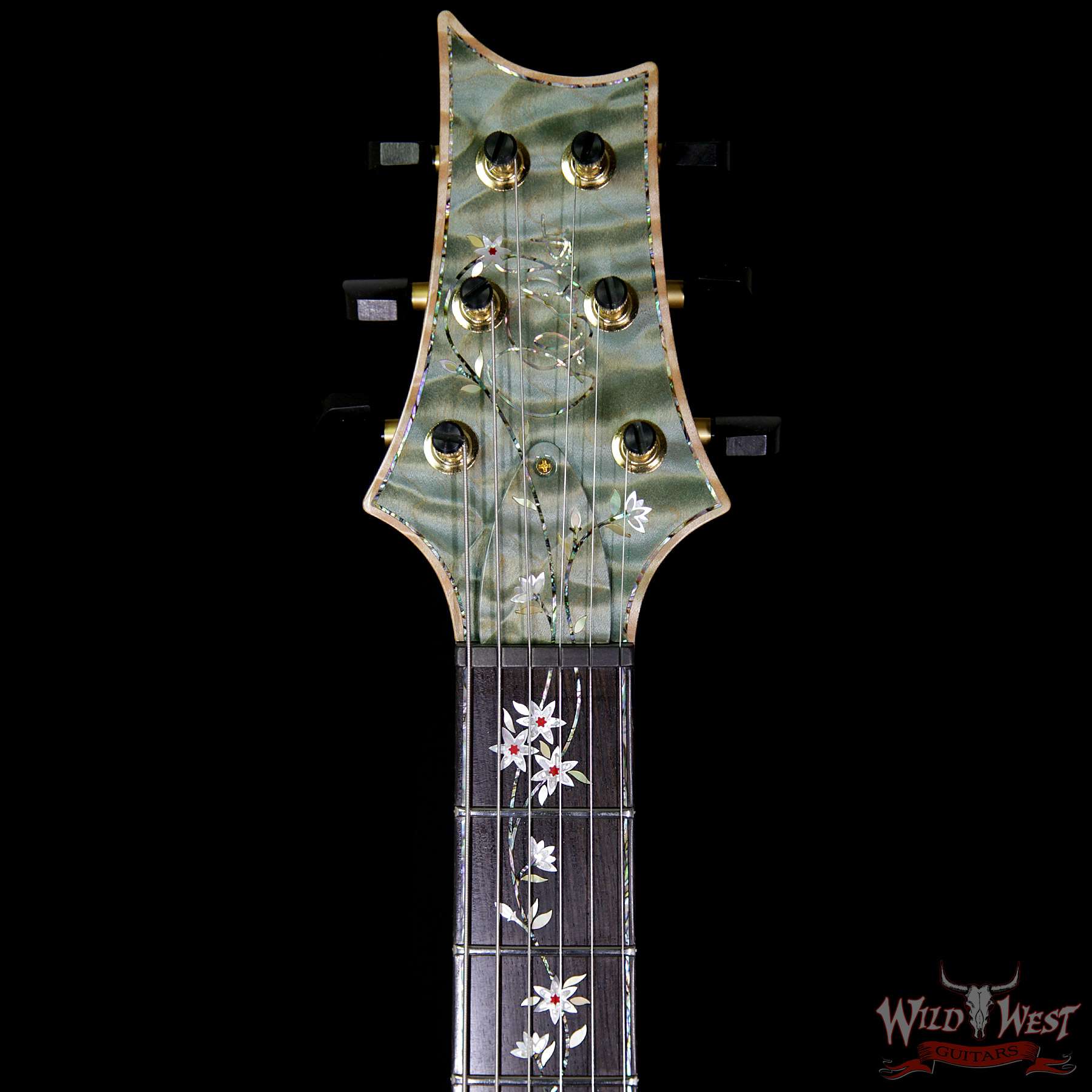 prs-ps6708-cu22-tol-tealmist-244893-hf__wwg.jpg Paul Reed Smith PRS Private Stock PS6708 Quilt Top Custom 22 Modern “Tree of Life” Inlay Teal Mist - Image 8