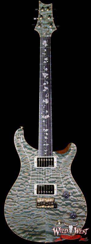 Paul Reed Smith PRS Private Stock PS6708 Quilt Top Custom 22 Modern “Tree of Life” Inlay Teal Mist