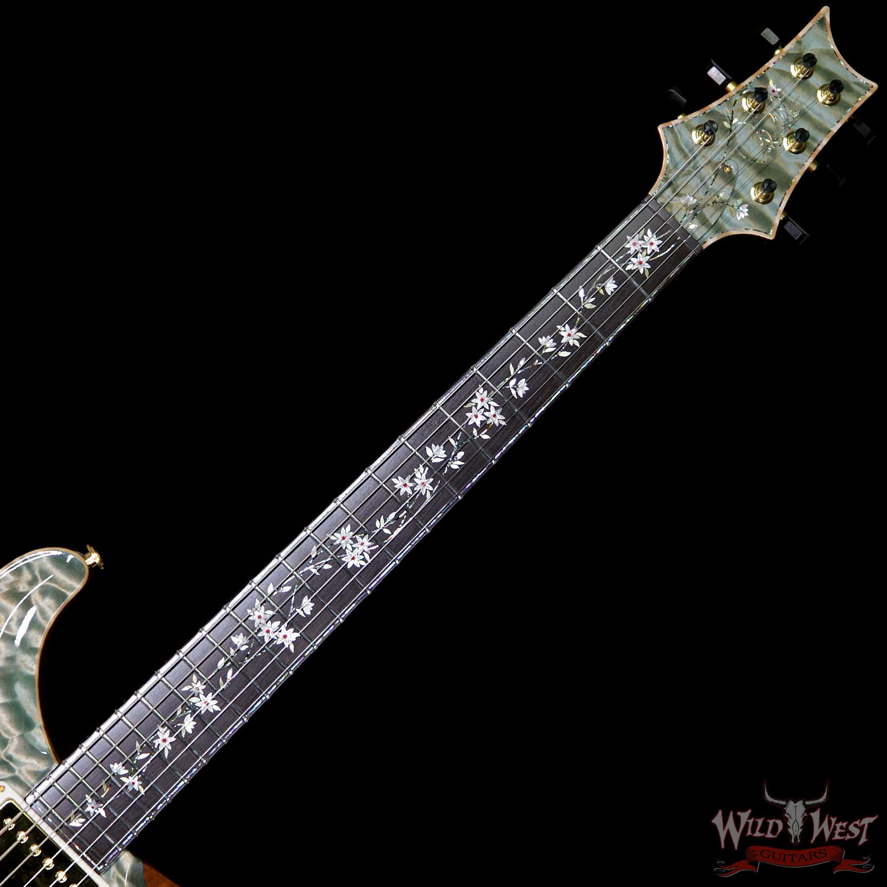 prs-ps6708-cu22-tol-tealmist-244893-nf__wwg.jpg Paul Reed Smith PRS Private Stock PS6708 Quilt Top Custom 22 Modern “Tree of Life” Inlay Teal Mist - Image 9