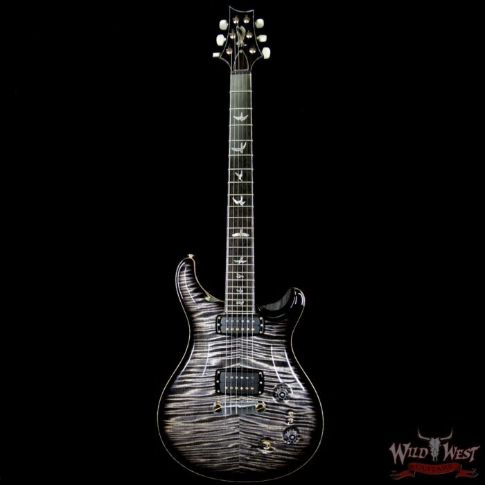 2017 PRS Private Stock 6817 408 Signature Flame Top African Blackwood Fretboard Charcoal Smoked Burst - Image 5