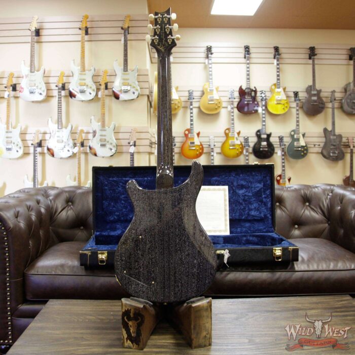2017 PRS Private Stock 6817 408 Signature Flame Top African Blackwood Fretboard Charcoal Smoked Burst - Image 15