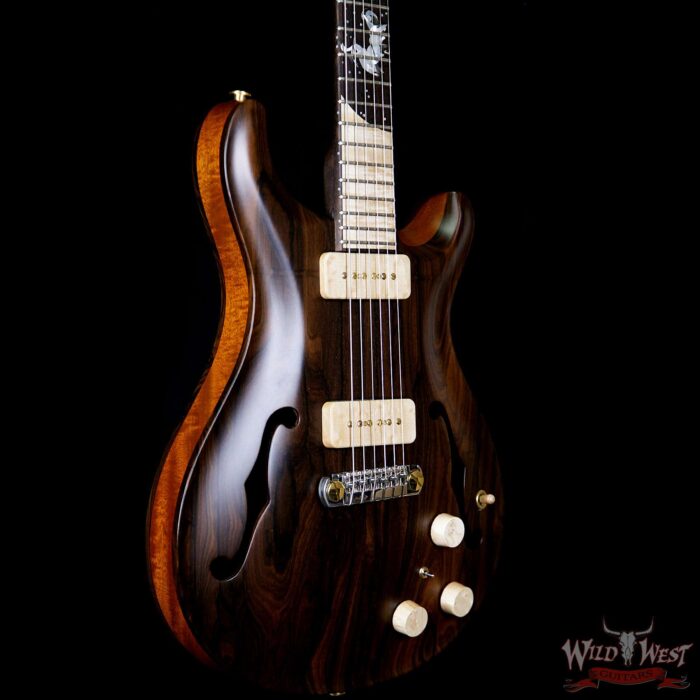 PRS Private Stock Ziricote Hollowbody II HB2 Piezo P90 Guitar of the Month December 2016 - Image 4