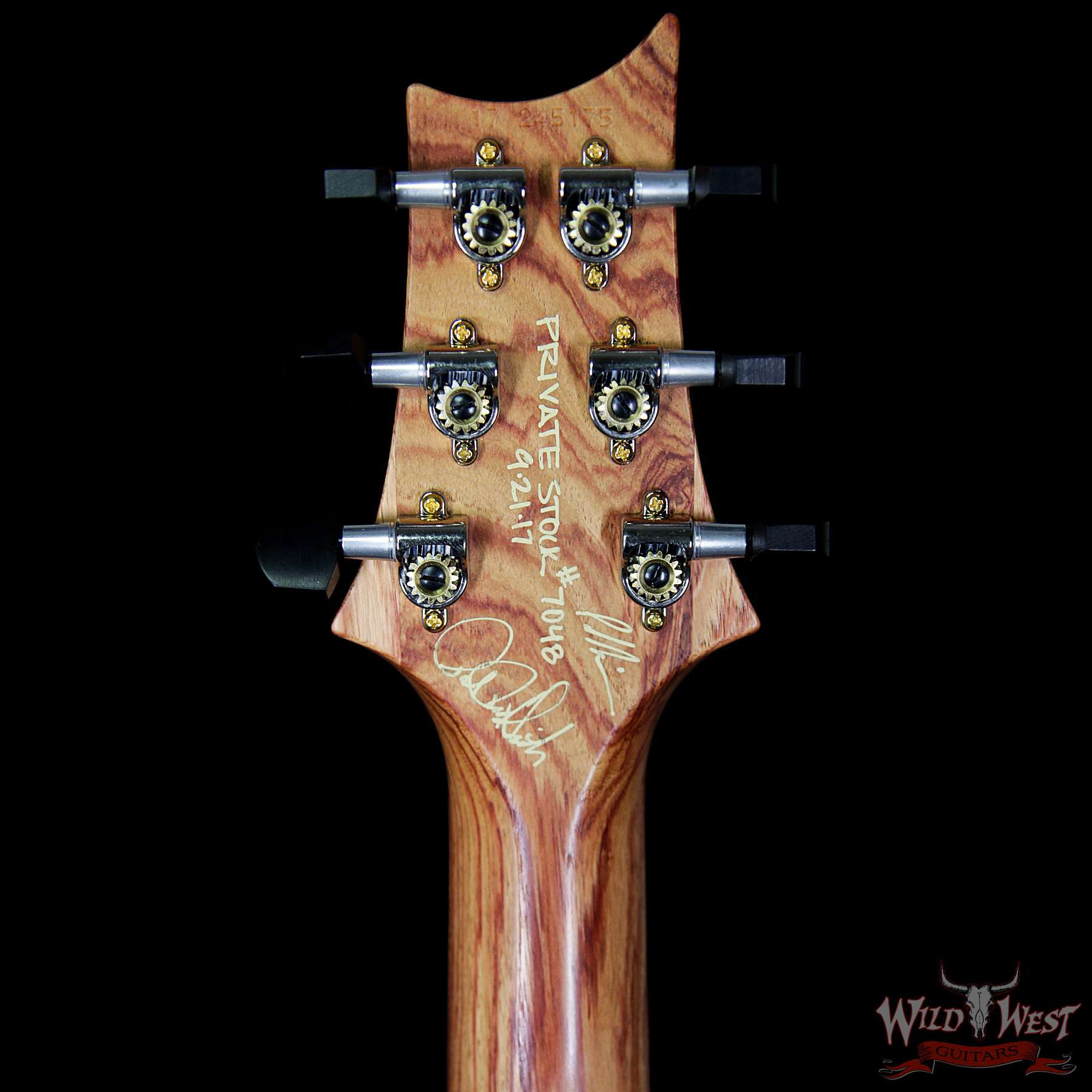 prs-ps7048-cu2408-beachcrossfade-245175-hb__wwg.jpg PRS Private Stock 7048 Custom 24/08 Quilt Top Swamp Ash Sapele Back Tulip Neck Beach Cross Fade - Image 10