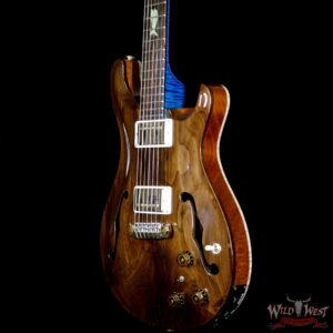 PRS Private Stock #7157 Hollowbody II HBII Brazilian Rosewood Top & Board Flame Maple Back and Neck Aquamarine - Image 2