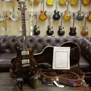 PRS Private Stock #7157 Hollowbody II HBII Brazilian Rosewood Top & Board Flame Maple Back and Neck Aquamarine - Image 9