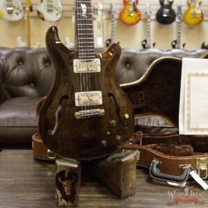 PRS Private Stock #7157 Hollowbody II HBII Brazilian Rosewood Top & Board Flame Maple Back and Neck Aquamarine - Image 12