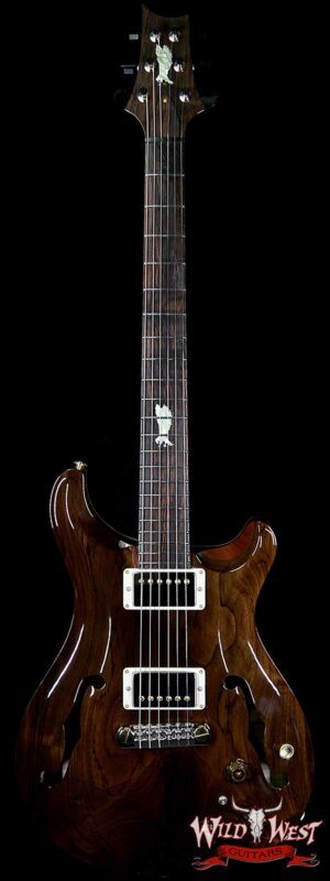 PRS Private Stock #7157 Hollowbody II HBII Brazilian Rosewood Top & Board Flame Maple Back and Neck Aquamarine