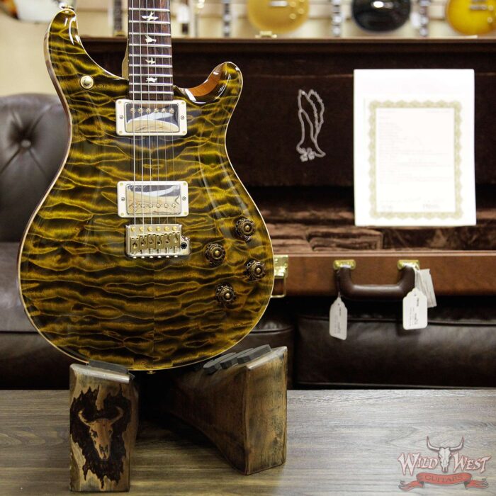 PRS Private Stock #7161 McCarty 594 Trem Quilt Top Flame Neck Cocobolo Fretboard Tiger Eye - Image 12