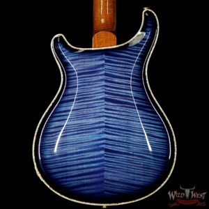 PRS Private Stock #7240 Limited Edition Hollowbody II McCarty 594 Flame Mahogany Neck Aqua Violet Smoked Burst - Image 6
