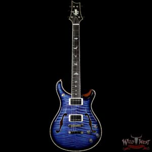 PRS Private Stock #7240 Limited Edition Hollowbody II McCarty 594 Flame Mahogany Neck Aqua Violet Smoked Burst - Image 4