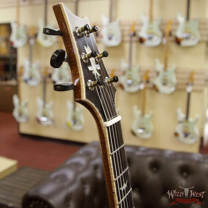 PRS Private Stock #7240 Limited Edition Hollowbody II McCarty 594 Flame Mahogany Neck Aqua Violet Smoked Burst - Image 8