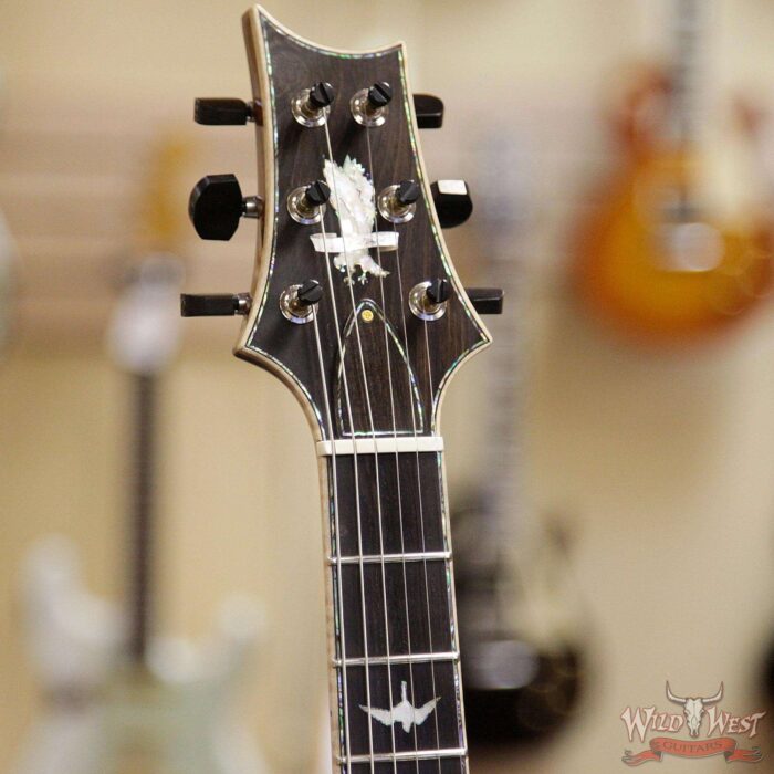 PRS Private Stock #7240 Limited Edition Hollowbody II McCarty 594 Flame Mahogany Neck Aqua Violet Smoked Burst - Image 7