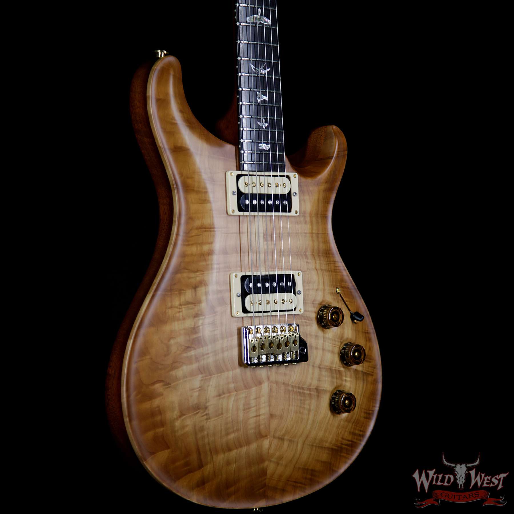 prs-ps7471-mc594tremsh-259118-bl__wwg.jpg PRS Private Stock #7471 McCarty 594 Trem Semi-Hollow Cedar Top African Blackwood Fingerboard Natural with Light Smoked Burst - Image 4
