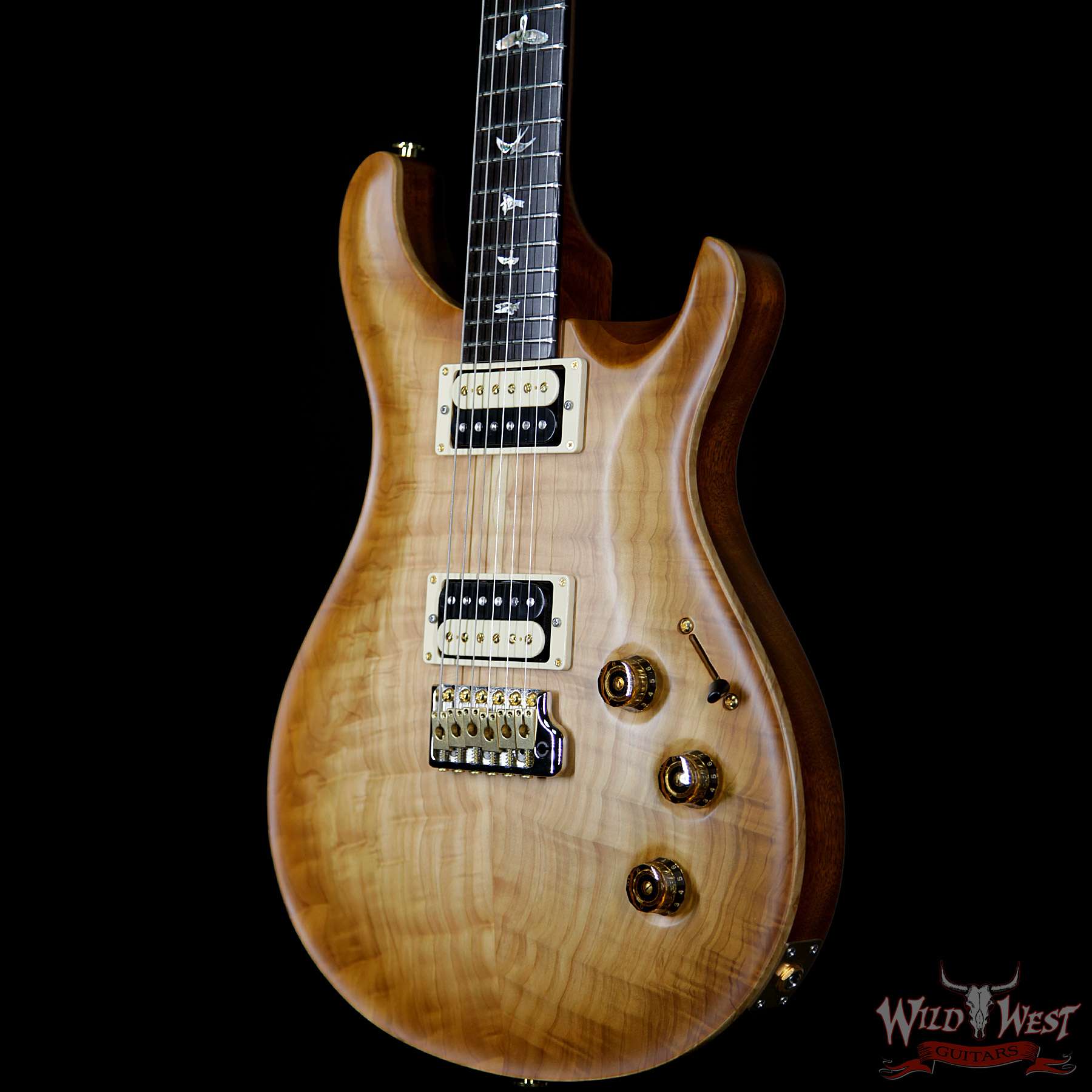 prs-ps7471-mc594tremsh-259118-br__wwg.jpg PRS Private Stock #7471 McCarty 594 Trem Semi-Hollow Cedar Top African Blackwood Fingerboard Natural with Light Smoked Burst - Image 2
