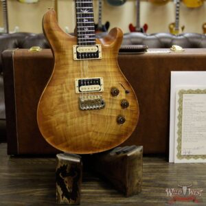 PRS Private Stock #7471 McCarty 594 Trem Semi-Hollow Cedar Top African Blackwood Fingerboard Natural with Light Smoked Burst - Image 13