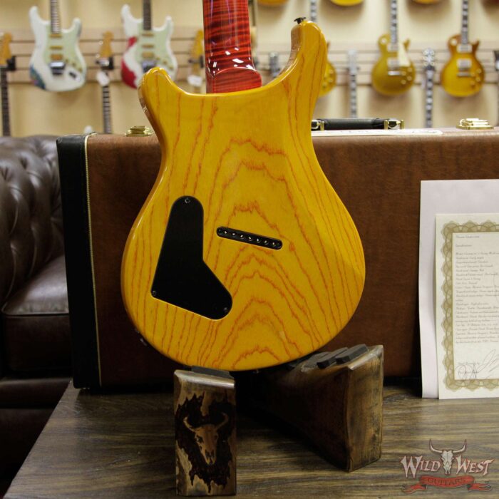 PRS Private Stock #7474 Custom 24 7-String Fanned Fret 1-Piece Burl Maple Top Cocobolo Fingerboard Dragon’s Breath - Image 14