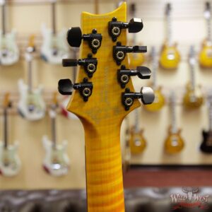 PRS Private Stock #7474 Custom 24 7-String Fanned Fret 1-Piece Burl Maple Top Cocobolo Fingerboard Dragon’s Breath - Image 9