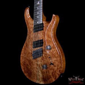 PRS Private Stock #7476 Custom 24 7-String Fanned Fret Redwood Burl Top Brazilian Rosewood Board Natural - Image 2