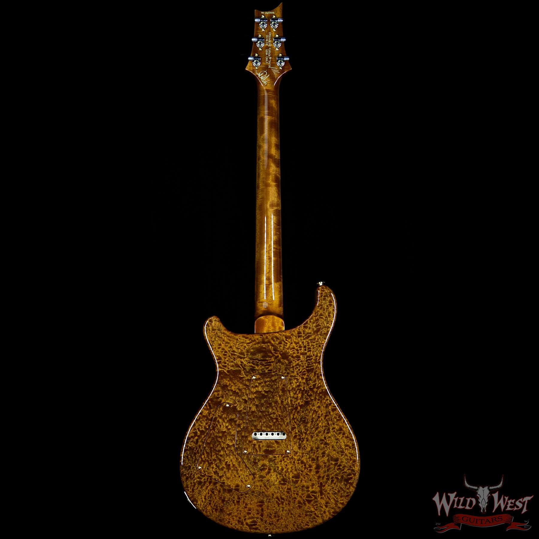 prs-ps7479-cu2408-beachcrossfade-260338-b__wwg.jpg PRS Private Stock #7479 Custom 24-08 Singlecut Thickness Quilt Top Mahogany Middle Sapele Back Beach Cross Fade - Image 7