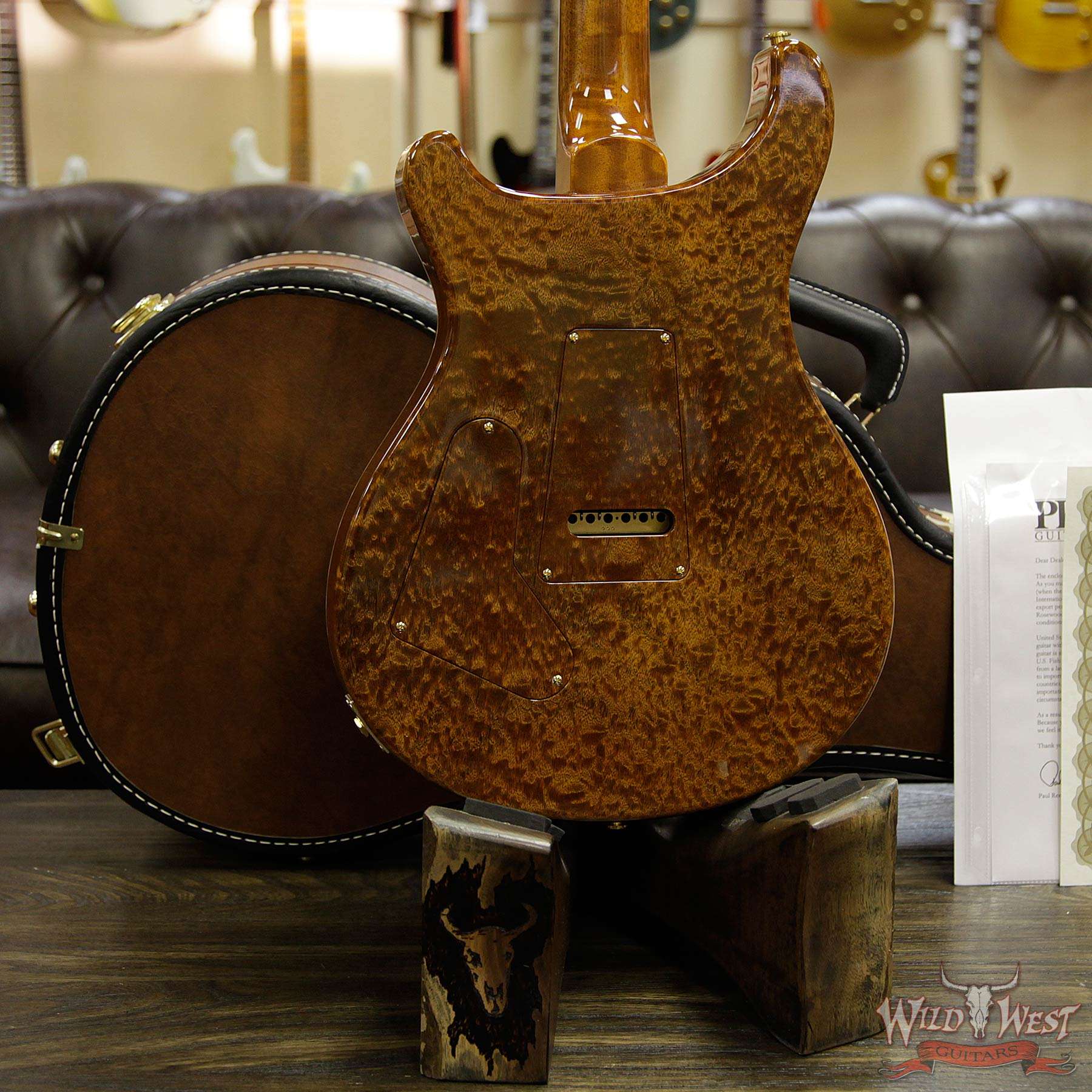 prs-ps7479-cu2408-beachcrossfade-260338-d4__wwg.jpg PRS Private Stock #7479 Custom 24-08 Singlecut Thickness Quilt Top Mahogany Middle Sapele Back Beach Cross Fade - Image 16