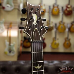 PRS Private Stock #7479 Custom 24-08 Singlecut Thickness Quilt Top Mahogany Middle Sapele Back Beach Cross Fade - Image 12