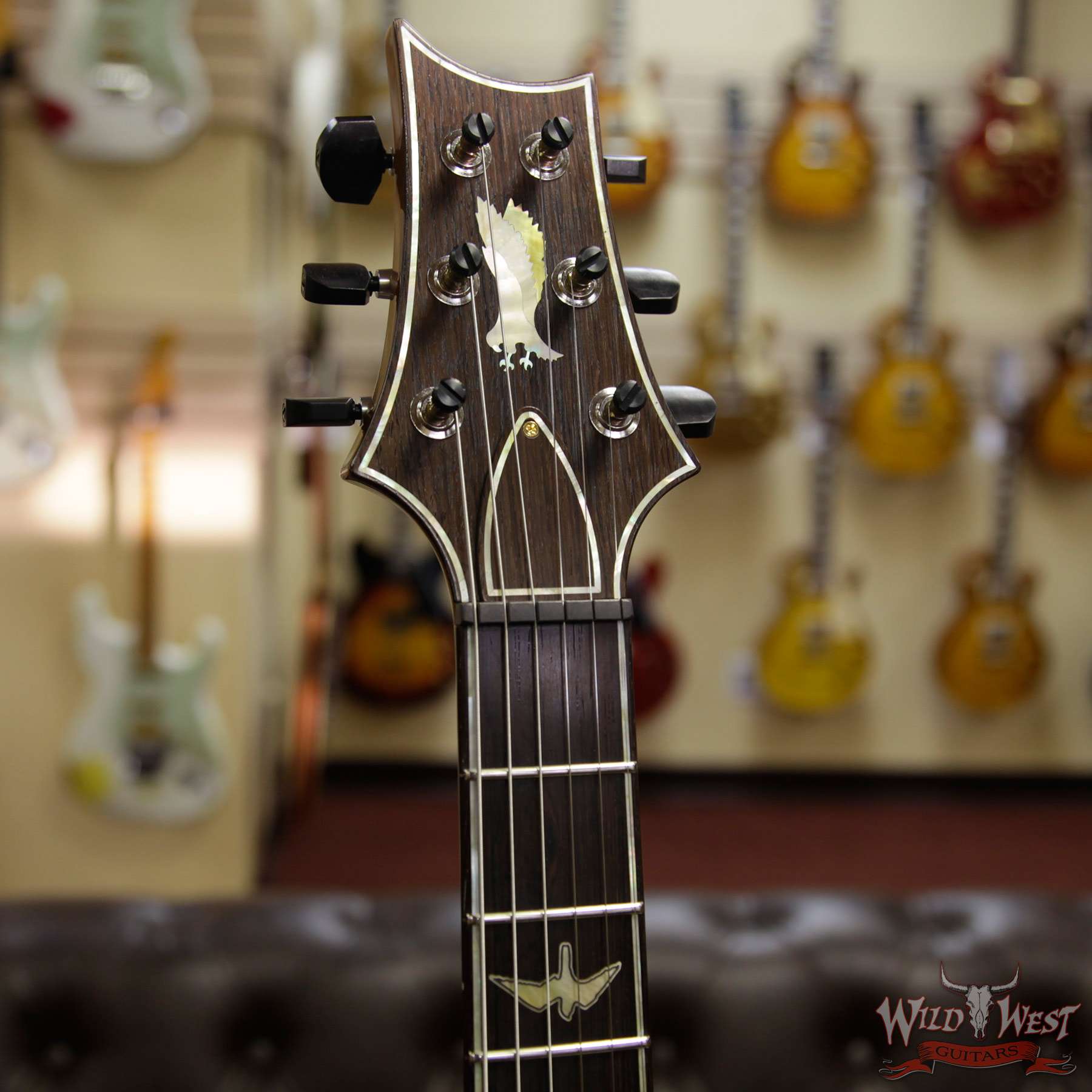 prs-ps7479-cu2408-beachcrossfade-260338-hf__wwg.jpg PRS Private Stock #7479 Custom 24-08 Singlecut Thickness Quilt Top Mahogany Middle Sapele Back Beach Cross Fade - Image 12