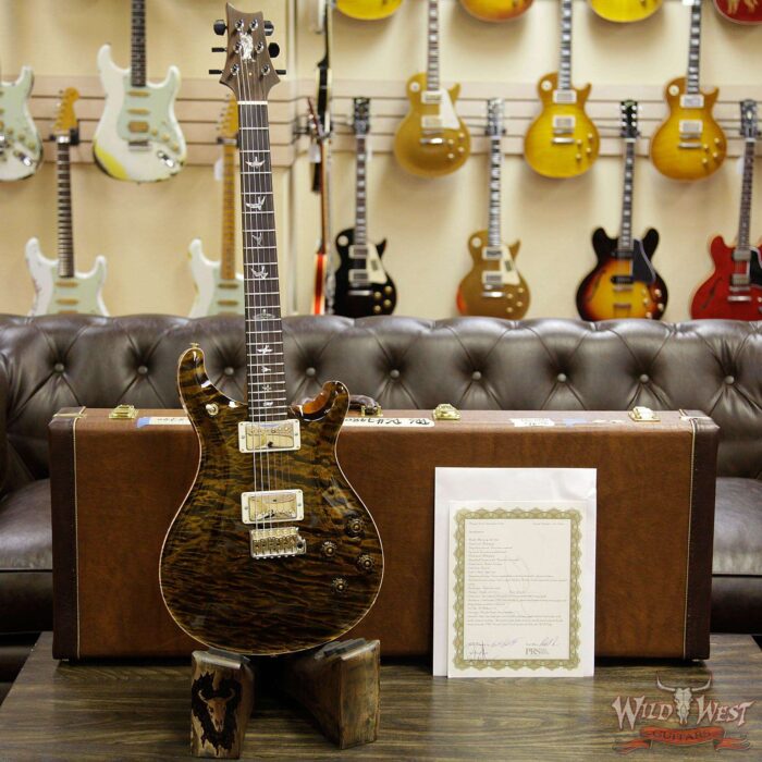 PRS Private Stock # 7480 McCarty 594 Trem 1-Piece Quilt Maple Top Brazilian Rosewood Board Tiger Eye - Image 11