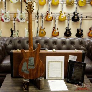 PRS Private Stock #7822 Guitar of the Gods Custom 24 Brazilian Rosewood Fingerboard with Tree of Life Inlay Glacier Blue Smoked Burst - Image 9