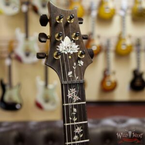 PRS Private Stock #7822 Guitar of the Gods Custom 24 Brazilian Rosewood Fingerboard with Tree of Life Inlay Glacier Blue Smoked Burst - Image 5