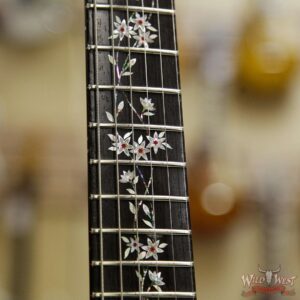 PRS Private Stock #7822 Guitar of the Gods Custom 24 Brazilian Rosewood Fingerboard with Tree of Life Inlay Glacier Blue Smoked Burst - Image 6