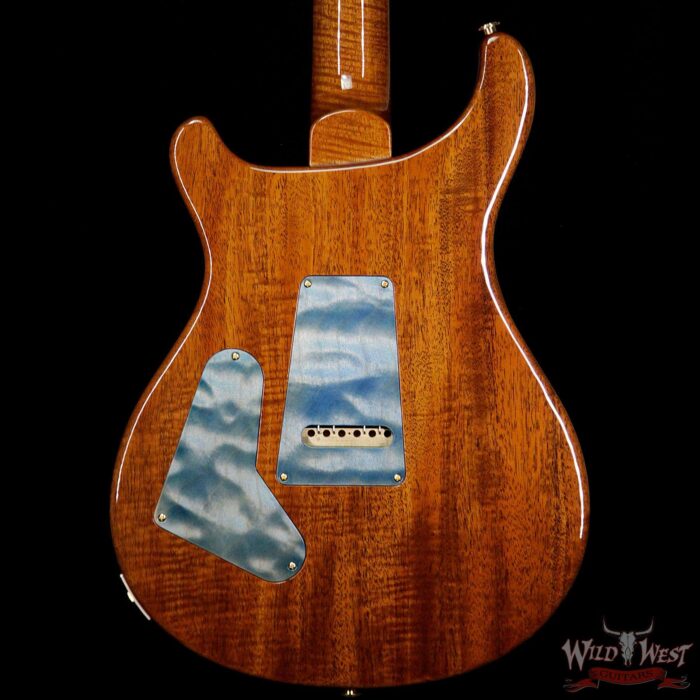 PRS Private Stock #7823 Guitar of the Gods Custom 24 Brazilian Rosewood Fingerboard with Tree of Life Inlay Faded Royal Blue Smoked Burst - Image 6