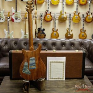 PRS Private Stock #7823 Guitar of the Gods Custom 24 Brazilian Rosewood Fingerboard with Tree of Life Inlay Faded Royal Blue Smoked Burst - Image 18