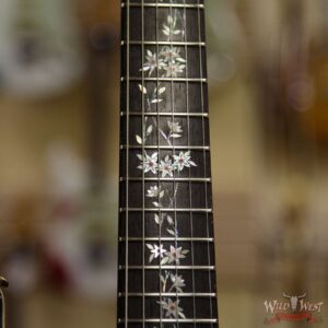 PRS Private Stock #7823 Guitar of the Gods Custom 24 Brazilian Rosewood Fingerboard with Tree of Life Inlay Faded Royal Blue Smoked Burst - Image 12