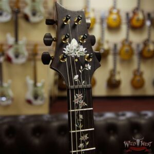 PRS Private Stock #7823 Guitar of the Gods Custom 24 Brazilian Rosewood Fingerboard with Tree of Life Inlay Faded Royal Blue Smoked Burst - Image 7