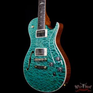 PRS Private Stock #7824 Singlecut McCarty 594 Semi-Hollow Quilt Top Brazilian Rosewood Fingerboard Bahamian Blue - Image 2