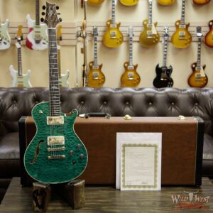 PRS Private Stock #7824 Singlecut McCarty 594 Semi-Hollow Quilt Top Brazilian Rosewood Fingerboard Bahamian Blue - Image 11